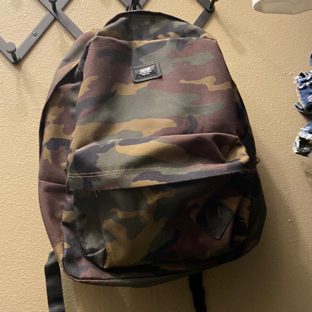 Vans camo backpack